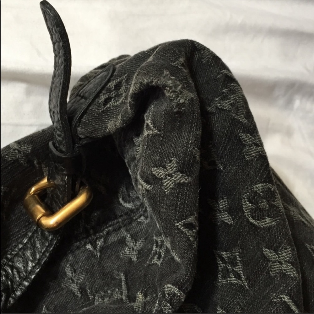 Louis Vuitton Black Monogram Denim GM Neo Cabby Bag - Picture 2 of 12